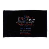 Freedom Of Speech 1st Amendment Microfiber Hand Towel