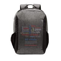 Freedom Of Speech 1st Amendment Vector Backpack