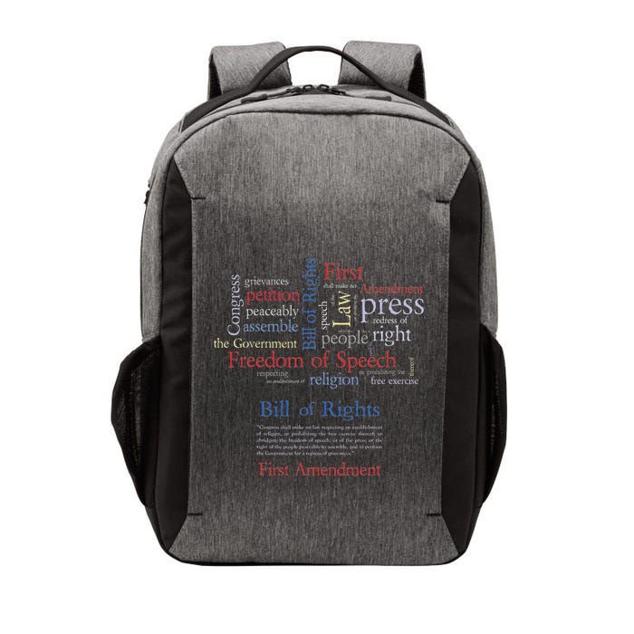 Freedom Of Speech 1st Amendment Vector Backpack