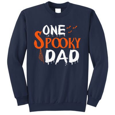 Funny One Spooky Dad Halloween Family Outfit Daddy Father Sweatshirt