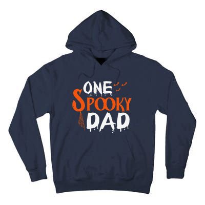 Funny One Spooky Dad Halloween Family Outfit Daddy Father Tall Hoodie