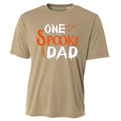 Funny One Spooky Dad Halloween Family Outfit Daddy Father Cooling Performance Crew T-Shirt