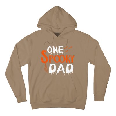 Funny One Spooky Dad Halloween Family Outfit Daddy Father Hoodie