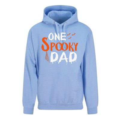 Funny One Spooky Dad Halloween Family Outfit Daddy Father Unisex Surf Hoodie