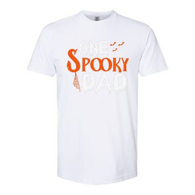 Funny One Spooky Dad Halloween Family Outfit Daddy Father Softstyle CVC T-Shirt