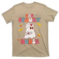 Funny One Spooky Nurse Halloween RN Boo Boo Crew Witch Ghost T-Shirt