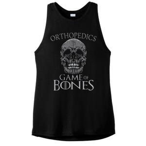 Funny Orthopedic Surgeon Game Of Bones Orthopedist Humor Ladies PosiCharge Tri-Blend Wicking Tank