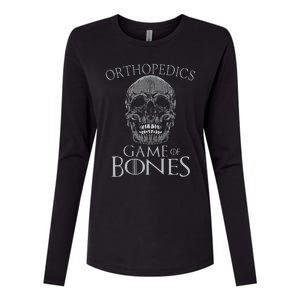 Funny Orthopedic Surgeon Game Of Bones Orthopedist Humor Womens Cotton Relaxed Long Sleeve T-Shirt