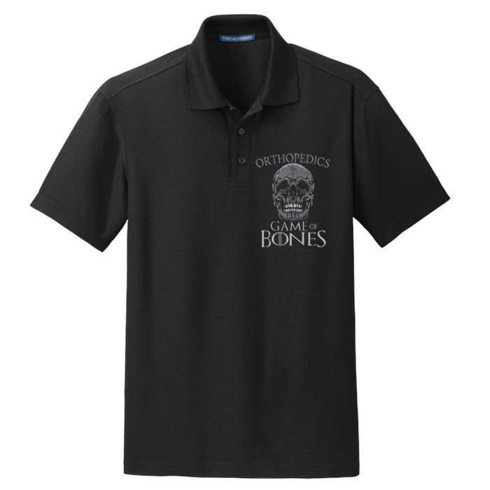 Funny Orthopedic Surgeon Game Of Bones Orthopedist Humor Dry Zone Grid Polo