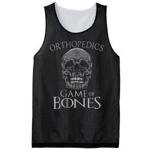 Funny Orthopedic Surgeon Game Of Bones Orthopedist Humor Mesh Reversible Basketball Jersey Tank