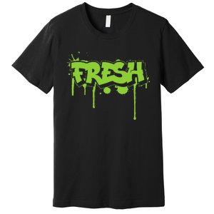 Fresh Old School Graffiti Style Funny Graffiti Graphic Premium T-Shirt