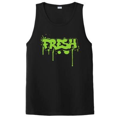 Fresh Old School Graffiti Style Funny Graffiti Graphic PosiCharge Competitor Tank