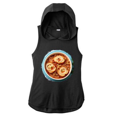 French Onion Soup Ladies PosiCharge Tri-Blend Wicking Draft Hoodie Tank