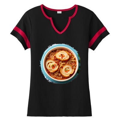 French Onion Soup Ladies Halftime Notch Neck Tee