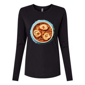 French Onion Soup Womens Cotton Relaxed Long Sleeve T-Shirt