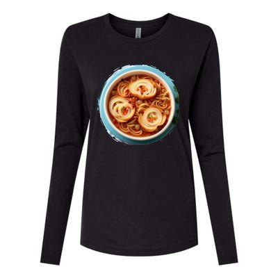 French Onion Soup Womens Cotton Relaxed Long Sleeve T-Shirt