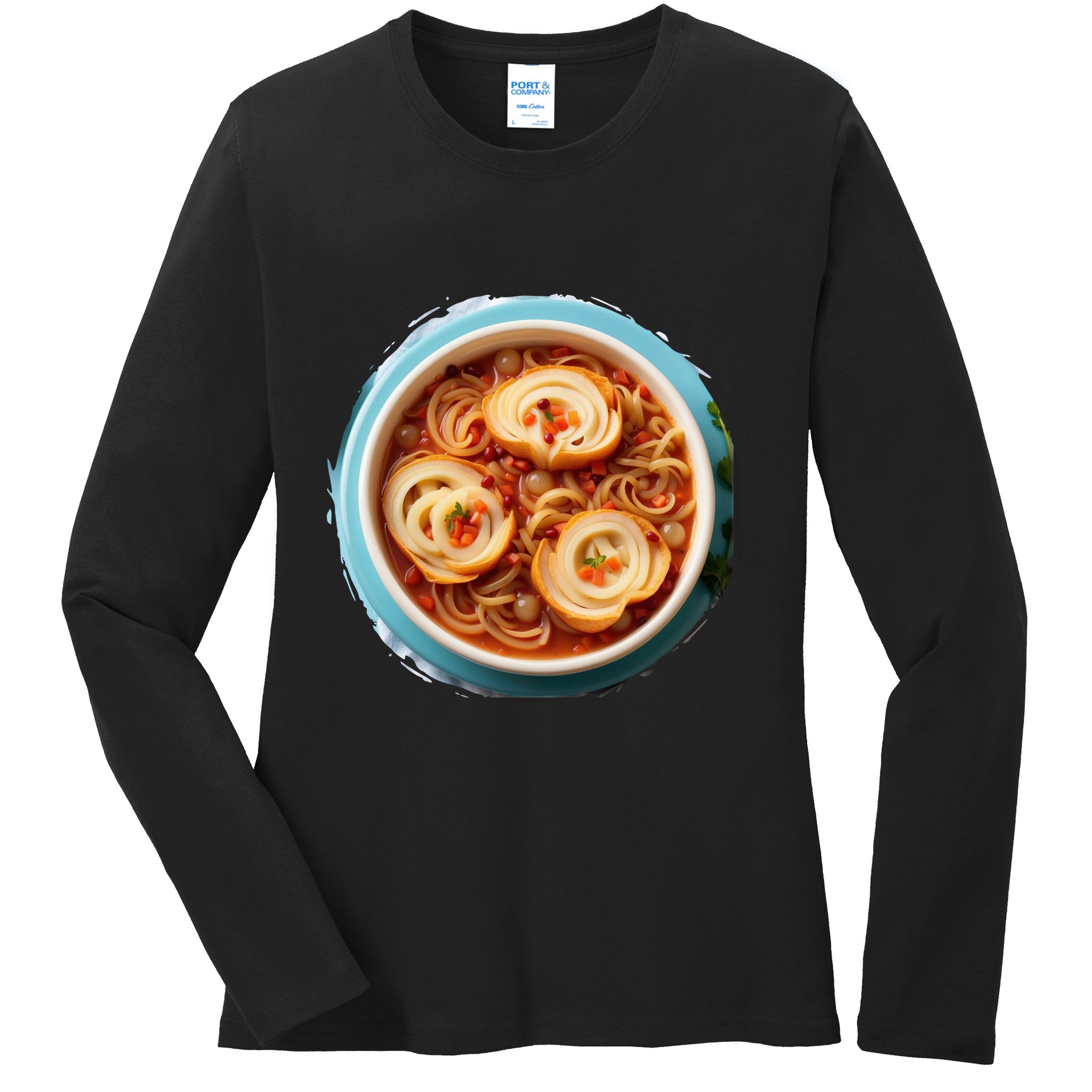French Onion Soup Ladies Long Sleeve Shirt