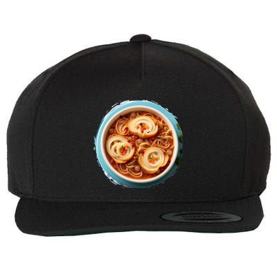 French Onion Soup Wool Snapback Cap