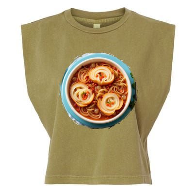 French Onion Soup Garment-Dyed Women's Muscle Tee