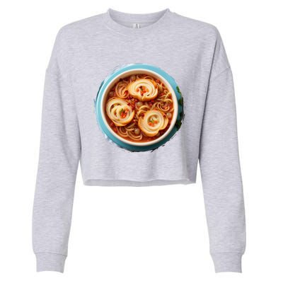 French Onion Soup Cropped Pullover Crew