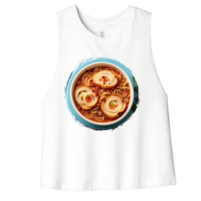 French Onion Soup Women's Racerback Cropped Tank