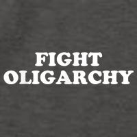 Fight Oligarchy - Stand Against Corporate Greed Activist T-Shirt Vector Backpack
