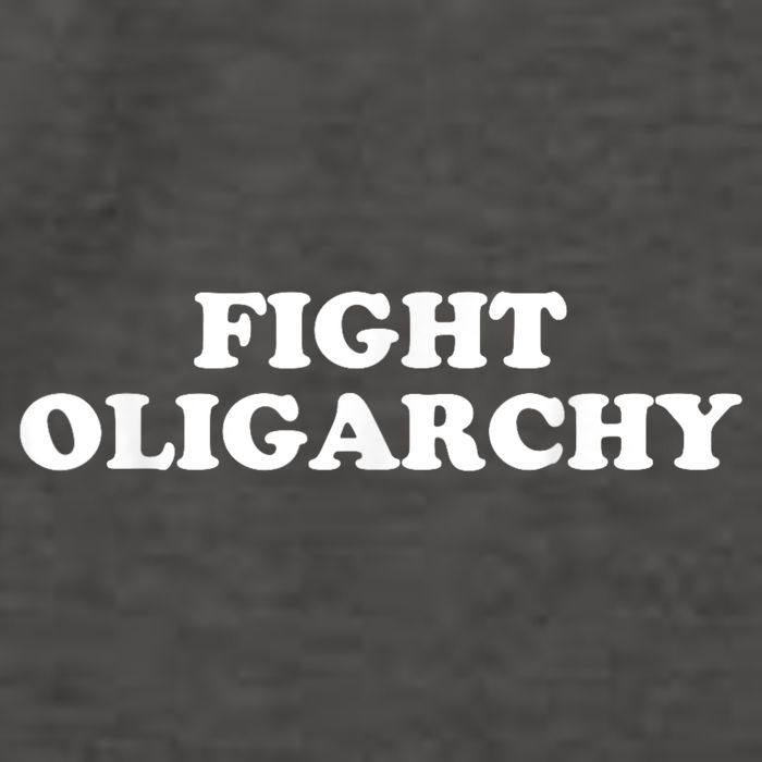 Fight Oligarchy - Stand Against Corporate Greed Activist T-Shirt Vector Backpack