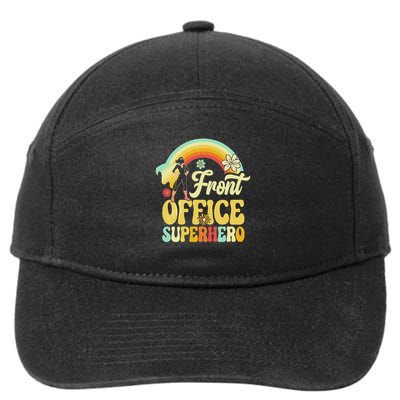 Front Office Superhero Secretary Administrative Assistant 7-Panel Snapback Hat