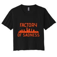 Factory Of Sadness Cleveland Ohio Women's Crop Top Tee