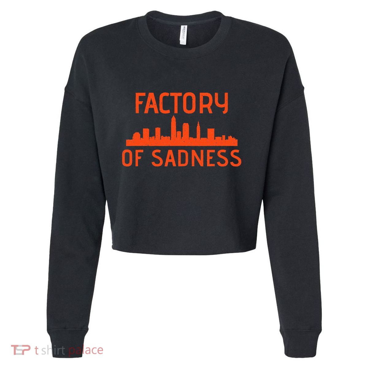 Factory Of Sadness Cleveland Ohio Cropped Pullover Crew