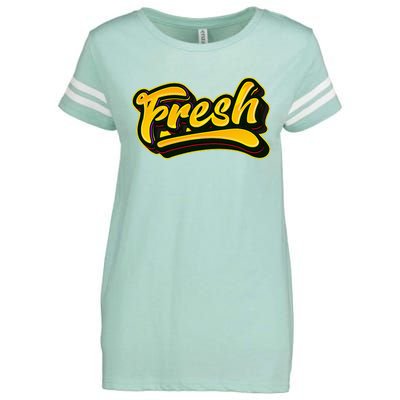 Fresh Old School Graffiti Style Funny Graffiti Enza Ladies Jersey Football T-Shirt