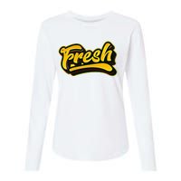 Fresh Old School Graffiti Style Funny Graffiti Womens Cotton Relaxed Long Sleeve T-Shirt