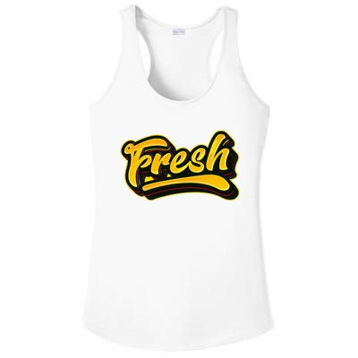 Fresh Old School Graffiti Style Funny Graffiti Ladies PosiCharge Competitor Racerback Tank