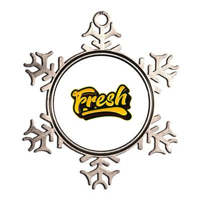 Fresh Old School Graffiti Style Funny Graffiti Metallic Star Ornament