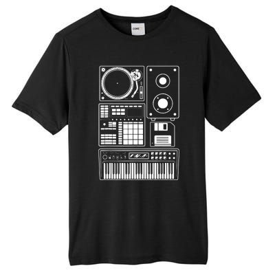 Funny Old School Hip Hop Rapper Beat Maker Rap Music Tall Fusion ChromaSoft Performance T-Shirt