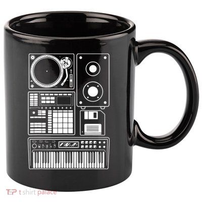 Funny Old School Hip Hop Rapper Beat Maker Rap Music 11oz C Handle Ceramic Mug