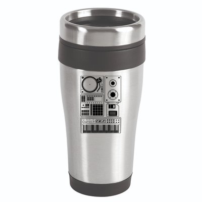Funny Old School Hip Hop Rapper Beat Maker Rap Music 16oz Travel Tumbler