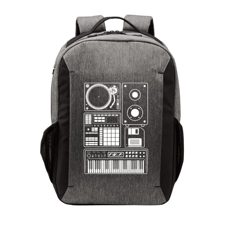 Funny Old School Hip Hop Rapper Beat Maker Rap Music Vector Backpack