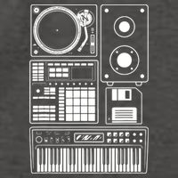 Funny Old School Hip Hop Rapper Beat Maker Rap Music Vector Backpack