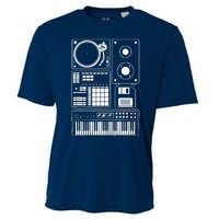 Funny Old School Hip Hop Rapper Beat Maker Rap Music Cooling Performance Crew T-Shirt