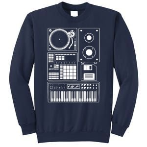 Funny Old School Hip Hop Rapper Beat Maker Rap Music Sweatshirt