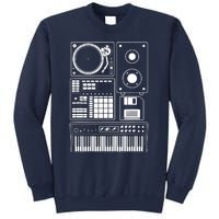 Funny Old School Hip Hop Rapper Beat Maker Rap Music Sweatshirt