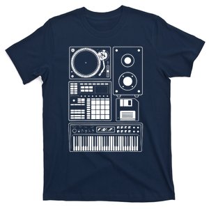 Funny Old School Hip Hop Rapper Beat Maker Rap Music T-Shirt