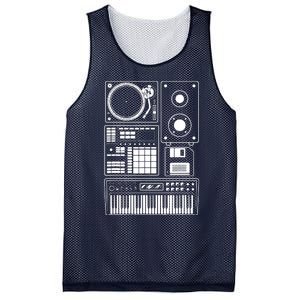 Funny Old School Hip Hop Rapper Beat Maker Rap Music Mesh Reversible Basketball Jersey Tank