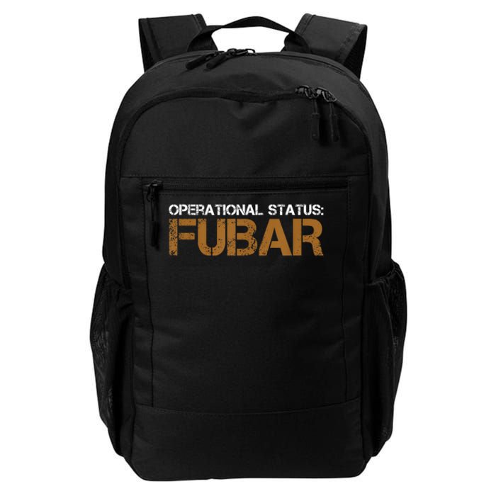 Funny Operational Status: Fubar Military Humor Daily Commute Backpack