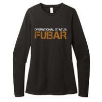 Funny Operational Status: Fubar Military Humor Womens CVC Long Sleeve Shirt