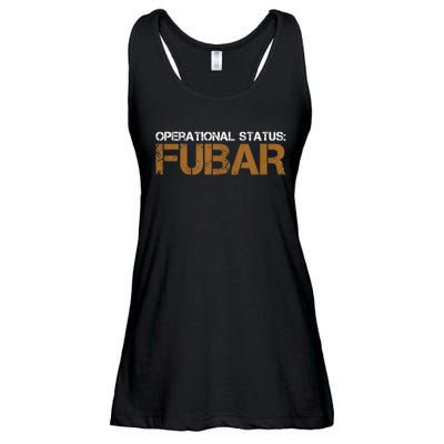 Funny Operational Status: Fubar Military Humor Ladies Essential Flowy Tank