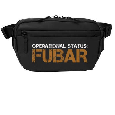 Funny Operational Status: Fubar Military Humor Crossbody Pack