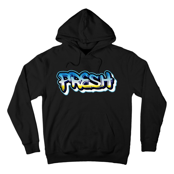 Fresh Old School Graffiti Style Funny Graffiti Graphic Hoodie