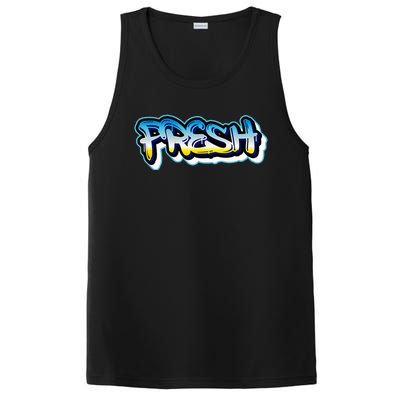 Fresh Old School Graffiti Style Funny Graffiti Graphic PosiCharge Competitor Tank